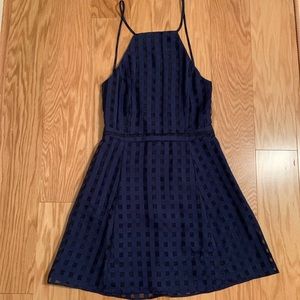 NWT Navy blue backless dress size Medium